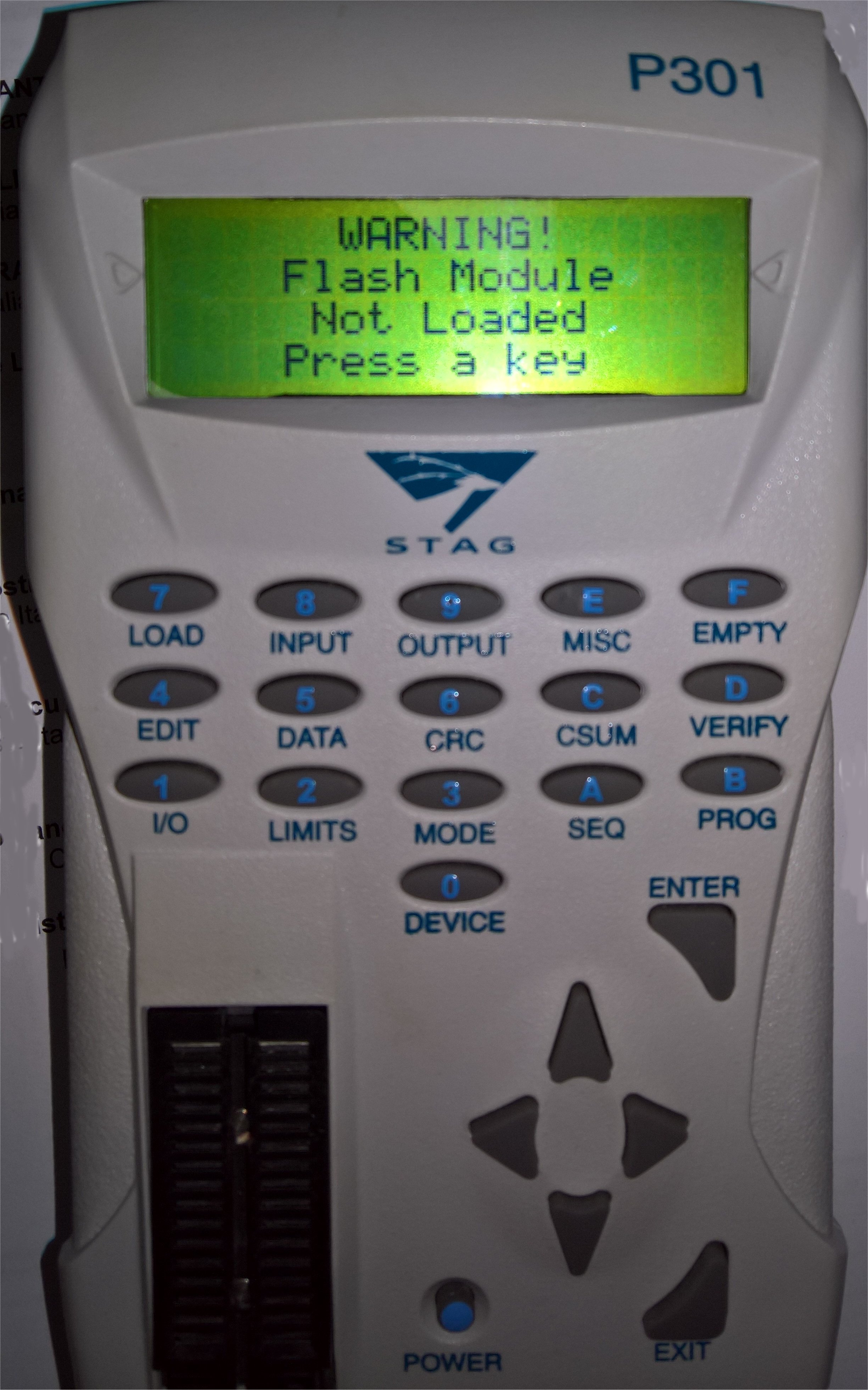 stag P301 handheld devices programmer info page & software