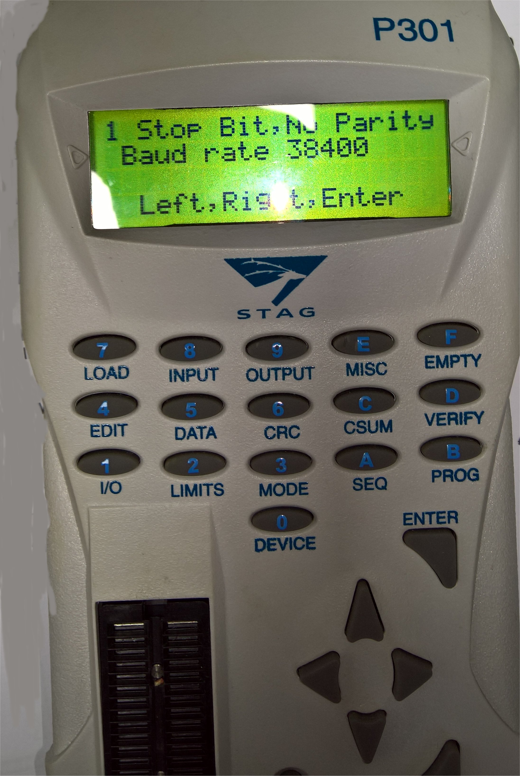 stag P301 handheld devices programmer info page & software